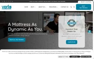 Verlo Mattress of Doral website