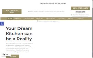 The Cabinets Store website