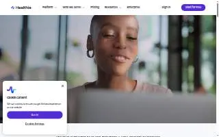 Healthies On Main website