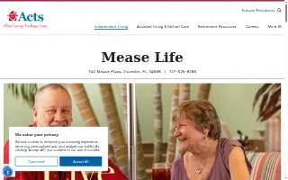 Mease Life website