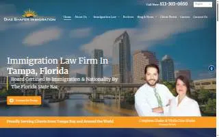 Diaz Shafer Immigration website