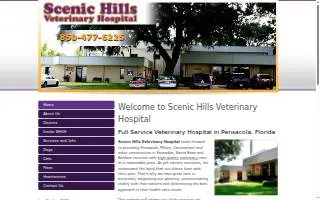 Scenic Hills Veterinary Hospital of Ensley website
