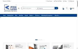 Fix4Less of Ensley website