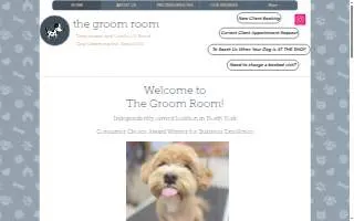 The Groom Room of Estero website