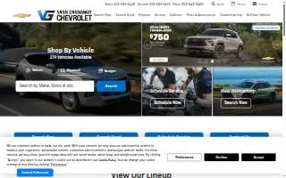 Vann Gannaway Chevrolet of Eustis website