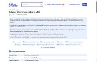 ZIllacor Communications website