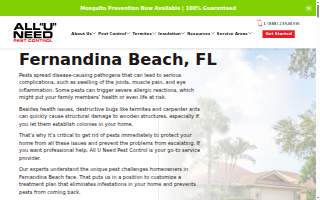 All U Need Pest Control of Fernandina Beach