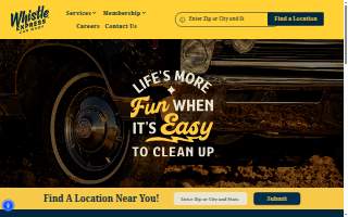 Whistle Express Car Wash of Fernandina Beach website