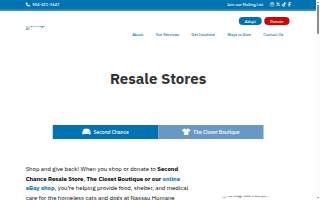 Second Chance Resale Store supporting Nassau Humane Society
