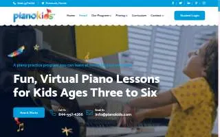 Pianokids website