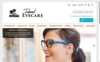Island Eyecare website