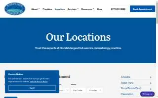 Water's Edge Dermatology - Vero Beach website