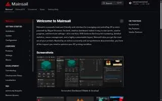 MainSail Data of Vero Beach website