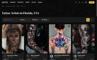Tattoo Image of Hialeah website