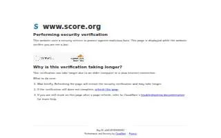 Score of Las Vegas website