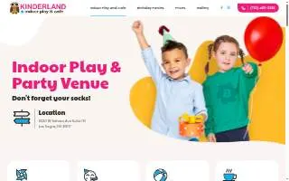 Kinderland 4 Kidz website