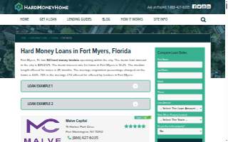 Hard Money Lenders Fort Myers FL