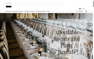 Affordable Events and Party Rentals, Inc. website