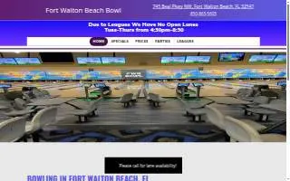 Fort Walton Beach Bowl website