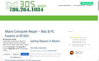Pc305 Computer Repair Miami and Macbook Repair of Fountainbleau