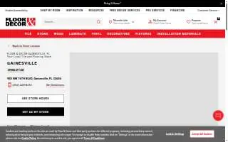 Floor & Decor of Gainesville website