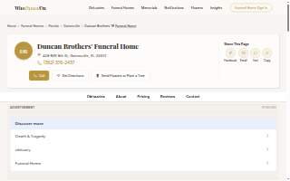 Duncan Brothers' Funeral Home