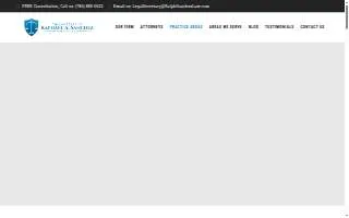 The Law Office of Ralph Sanchez website