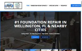 Wellington Foundation Repair website
