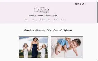 Lalali Photography website