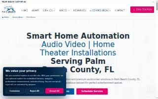 Palm Beach Custom A/V - Smart Home Automation / Home Theaters Installations