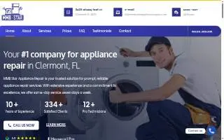MMB Star Appliance Repair of Groveland website