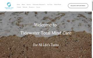 Tidewater Total Mind Care website