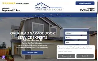 Gulf Coast Overhead Doors website