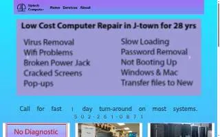 Uptech Computer of Gulf Gate Estates website