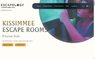 Escapology Escape Rooms Kissimmee of Haines City website