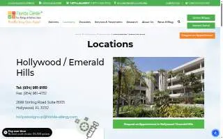 Florida Center For Allergy & Asthma Care of Hollywood website