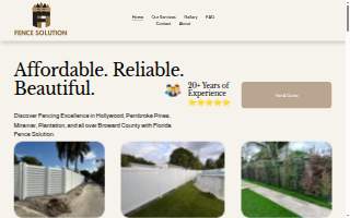 Florida Fence Solution of Hollywood