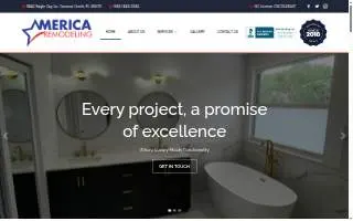 America Remodeling - Kitchens, Baths, Home Renovations of Hollywood website