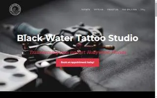 Black Water Tattoo Studio website
