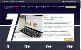 Trust Technology Solutions - IT Support website