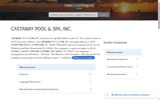 Castaway Pool & Spa, Inc website