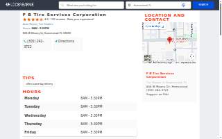 F B Tire Services Corporation