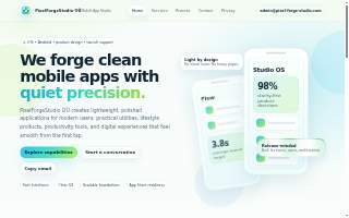 Pixel Forge Studio - website designer