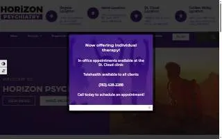Horizon Psychiatry of Horizon West website