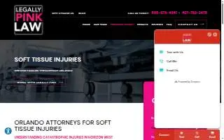 Florida Injury Law Firm of Horizon West website