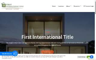 First International Title