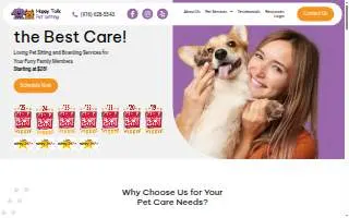 Happy Tails Pet Sitting & Dog Walking of Hunters Creek website