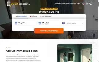 Immokalee Inn website