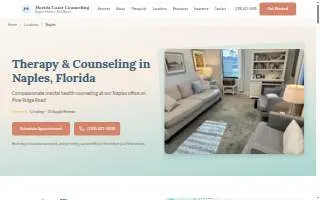 Florida Coast Counseling of Immokalee website
