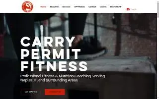 Carry Permit Fitness of Golden Gate website